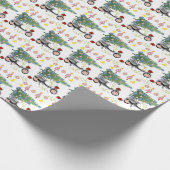 kerstbomen Verpakkingspapier Cadeaupapier (Hoek)