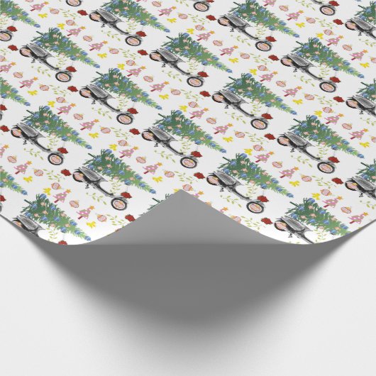 kerstbomen Verpakkingspapier Cadeaupapier (Hoek)