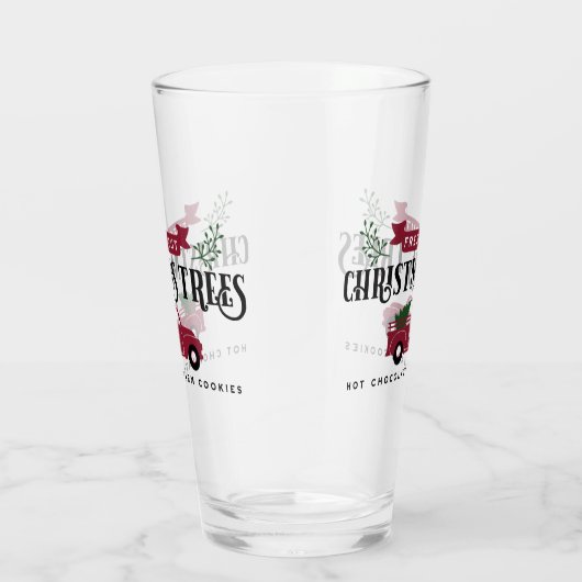 kerstbomen, vers gesneden glas (Rechts)