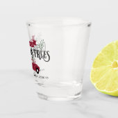 kerstbomen, vers gesneden shot glas (Rechts)