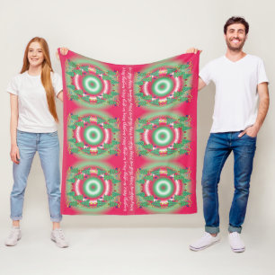 Kerstbomen Vliesdeken Fleece Deken
