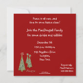 Kerstbomen - Vrede/Rood Kaart (Achterkant)