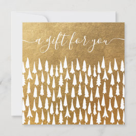 kerstbomen Vrijdag Goud Cadeaucertificaat