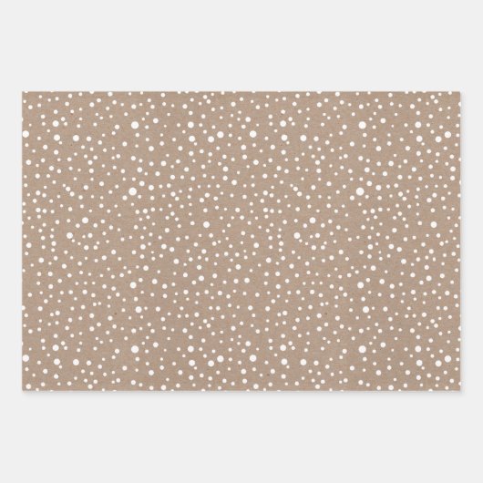 Kerstbomen "Vrolijke Kerstmis" sneeuw rustiek Inpakpapier Vel (Voorkant 2)