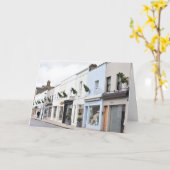 Kerstbomen Walton Street Chelsea Londen Kaart (Gele Bloem)