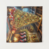 Kerstbomen Wandkleed (Voorkant (horizontaal))