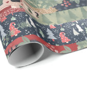 Kerstbomen & Warme Chocolade Inpakpapier (Rol Hoek)