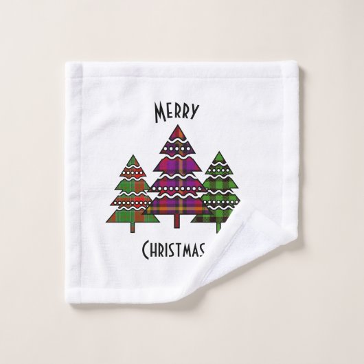 kerstbomen washandje (Wasdoekje)