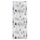 kerstbomen wijn cadeautas (Achterkant)