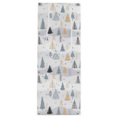 kerstbomen wijn cadeautas (Voorkant)