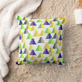 Kerstbomen wit kussen