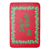 Kerstbomen Witte Sneeuwvlokken Vreugde aan de Were Badmat (Voorkant Verticaal)