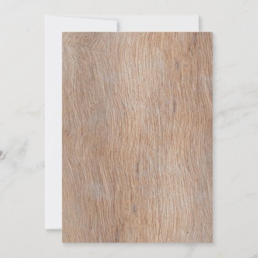 Kerstbomen Woodland Dieren en Cozy Village Feestdagenkaart (Achterkant)