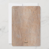 Kerstbomen Woodland Dieren en Cozy Village Feestdagenkaart (Achterkant)