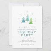 kerstbomen | Zakelijke feestdag Kaart (Voorkant)