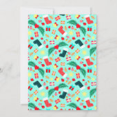 Kerstbomen Zee kerstfeest kerstfeest Kaart (Achterkant)