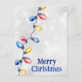 kerstbommen, tekenlantaarns, feestdagen Briefkaart (Voorkant)