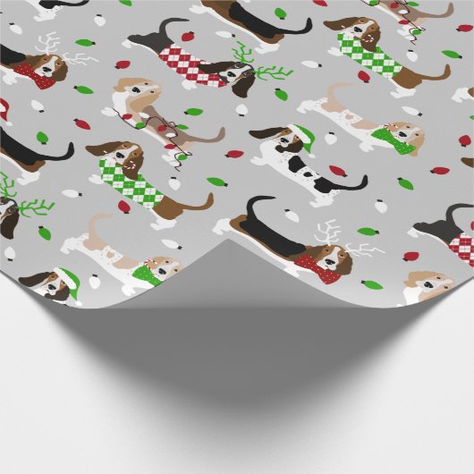 kerstbonkbetonpapier cadeaupapier (Hoek)