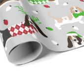 kerstbonkbetonpapier cadeaupapier (Rol Hoek)