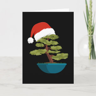 Kerstbonsai Tree Gift Kaart