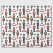 kerstbont cadeaupapier (Vlak)