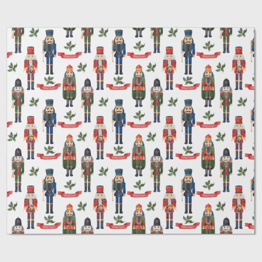 kerstbont cadeaupapier (Vlak)