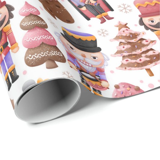 kerstbont cadeaupapier (Rol Hoek)