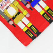 kerstbont fleece deken (Hoek)