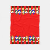 kerstbont fleece deken (Voorkant)