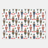 kerstbont inpakpapier vel (Voorkant)