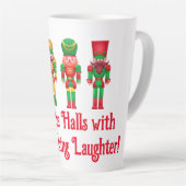 kerstbont latte mok (Rechterhoek)