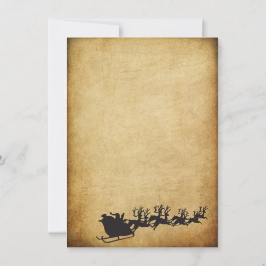 Kerstbonus feestdag Dank je wel Kaart (Achterkant)