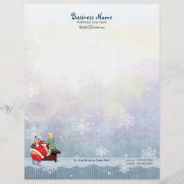 Kerstbonus Letterhead Briefhoofd Sjabloon