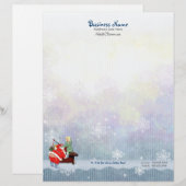 Kerstbonus Letterhead Briefhoofd Sjabloon (Voorkant / Achterkant)