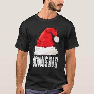Kerstbonus Pap Santa Hat Xmas familie T-shirt