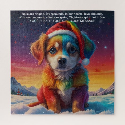 Kerstboodschap Joy Legpuzzel (Verticaal)