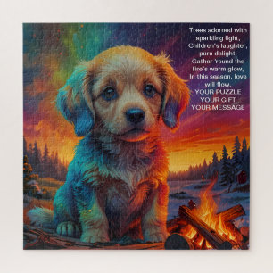 Kerstboodschap Joy Legpuzzel