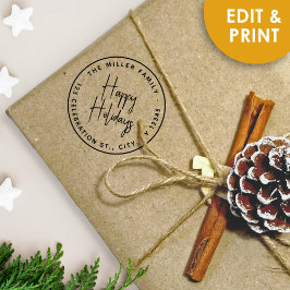  kerstboodschap van familie rubberstempel