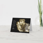 Kerstboodschap van harte feestdagen kaart (Voorkant)