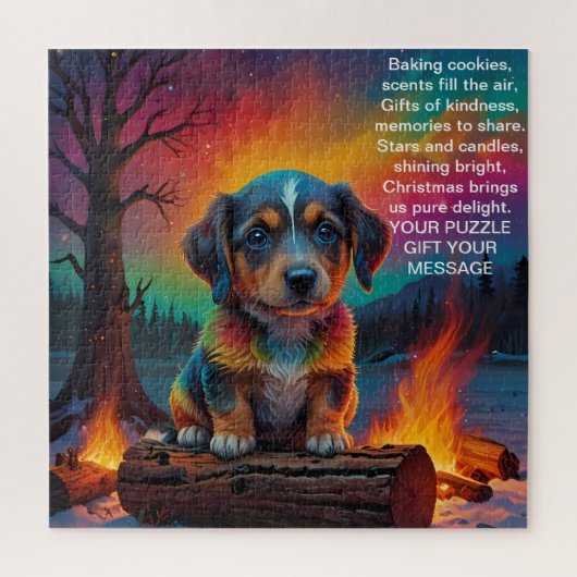 Kerstboodschap Vreugde Legpuzzel (Verticaal)