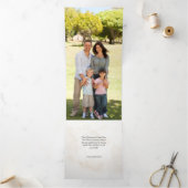 Kerstboodschap Waterverf Winter Scene Drieluik Wenskaart (Binnen)