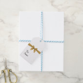 kerstboog cadeaulabel (Met Touw)