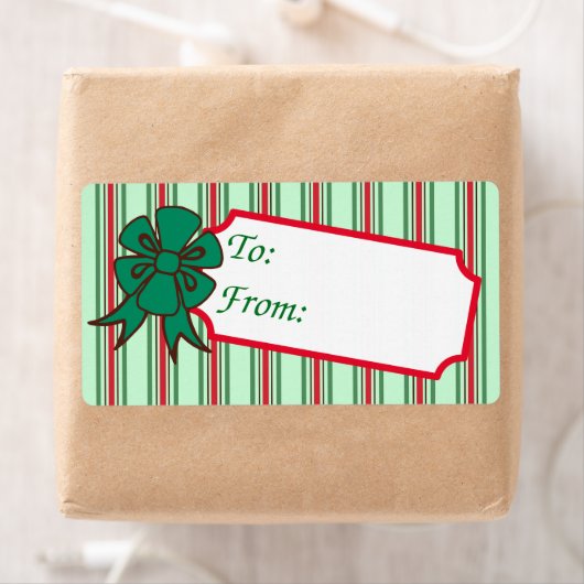 Kerstboog Cadeautag Labels (Insitu)