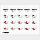 Kerstboog Cadeautagelabelstickers Ronde Sticker (Vel)