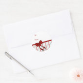 Kerstboog Cadeautagelabelstickers Ronde Sticker (Envelop)