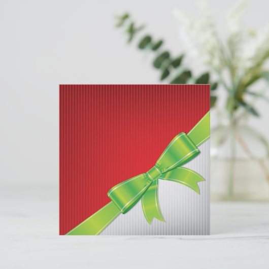 kerstboog kaart (Staand voorkant)