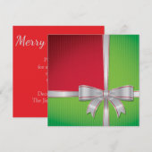 kerstboog kaart (Voorkant / Achterkant)