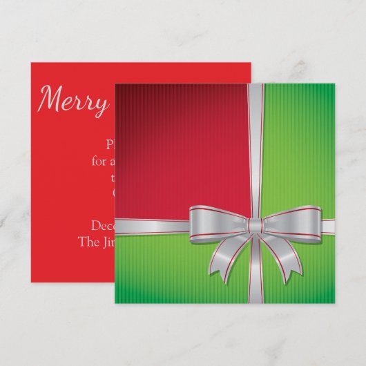 kerstboog kaart (Voorkant / Achterkant)