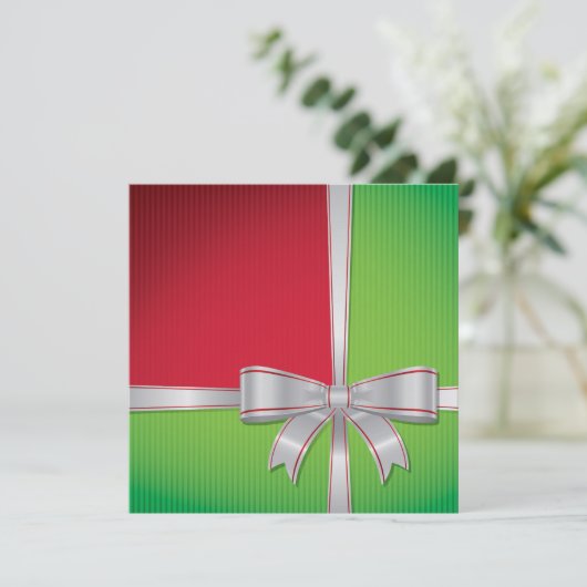 kerstboog kaart (Staand voorkant)