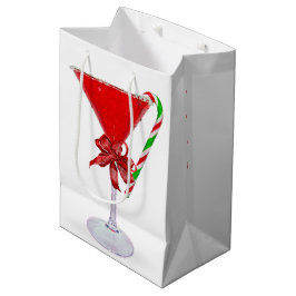 Kerstboog op Martini Cocktail Medium Cadeauzakje